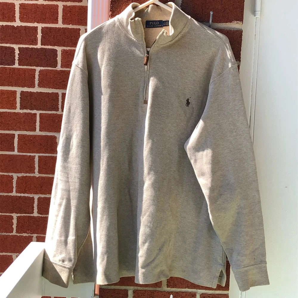 Ralph Lauren Men's Half Zip-Up Sweater - Picture 2 of 15